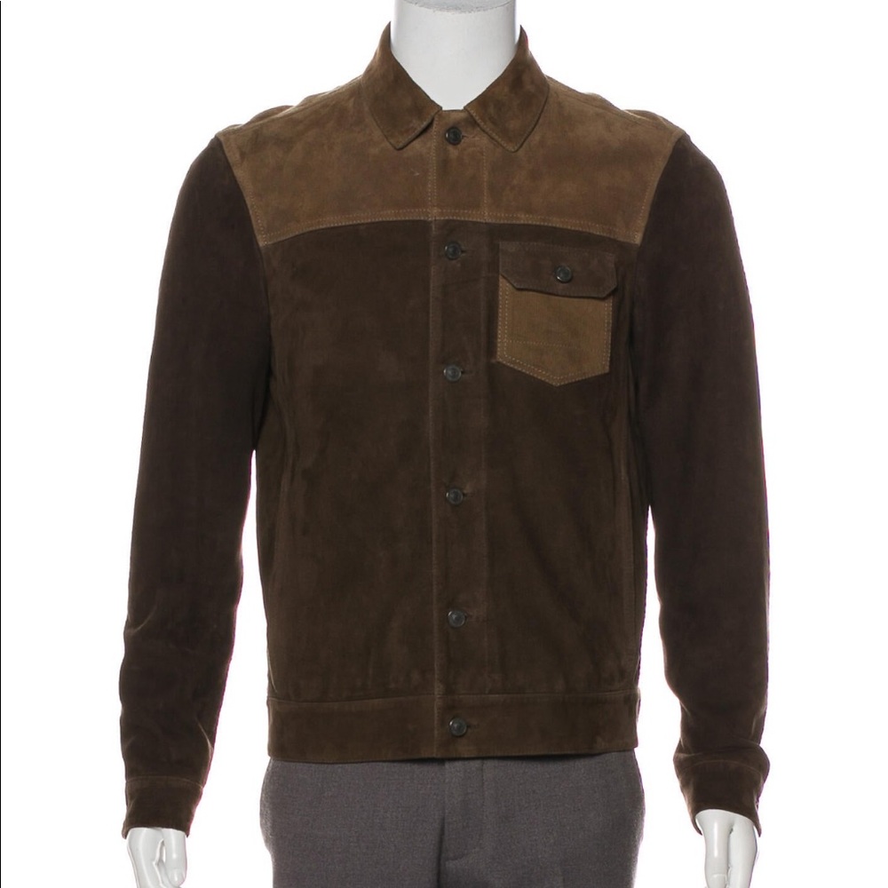 ALLSAINTS SUEDE TRUCKER JACKET